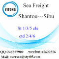 Shantou Port LCL Consolidation To Sibu